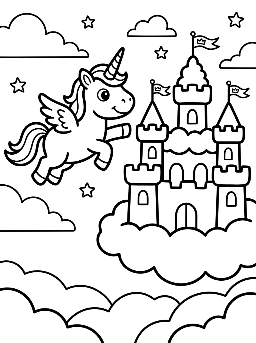Star-Gazing Unicorn